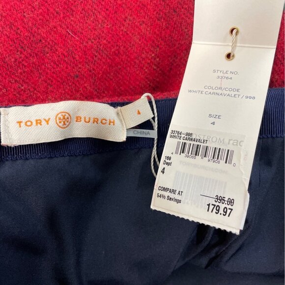 Tory Burch Women's Multicolor Diamond Wrap Mini Skirt Sz 4 - NWT - Picture 4 of 5